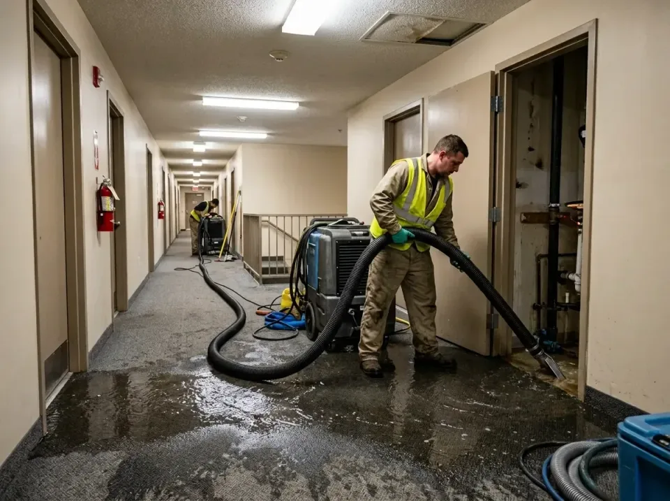 multi-unit-apartment-hallway-f-005 — frequently asked questions, Emergency Burst Pipe Water Extraction & Removal in Oracle,…